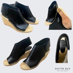 CÉLINE  Wedge espadrille sandals